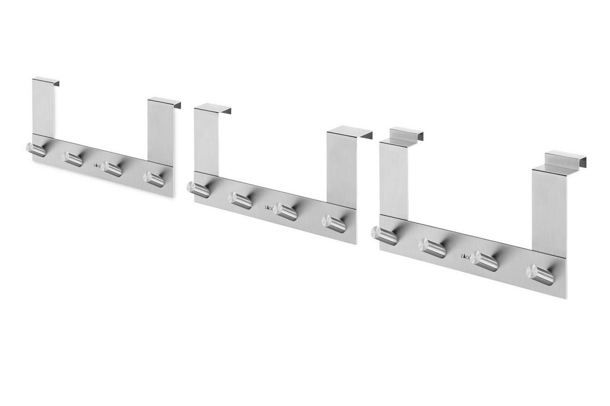 HACZYK NA DRZWI 20753 - kolor stalowy, Basics, metal (27/13,5/6cm) - Zack