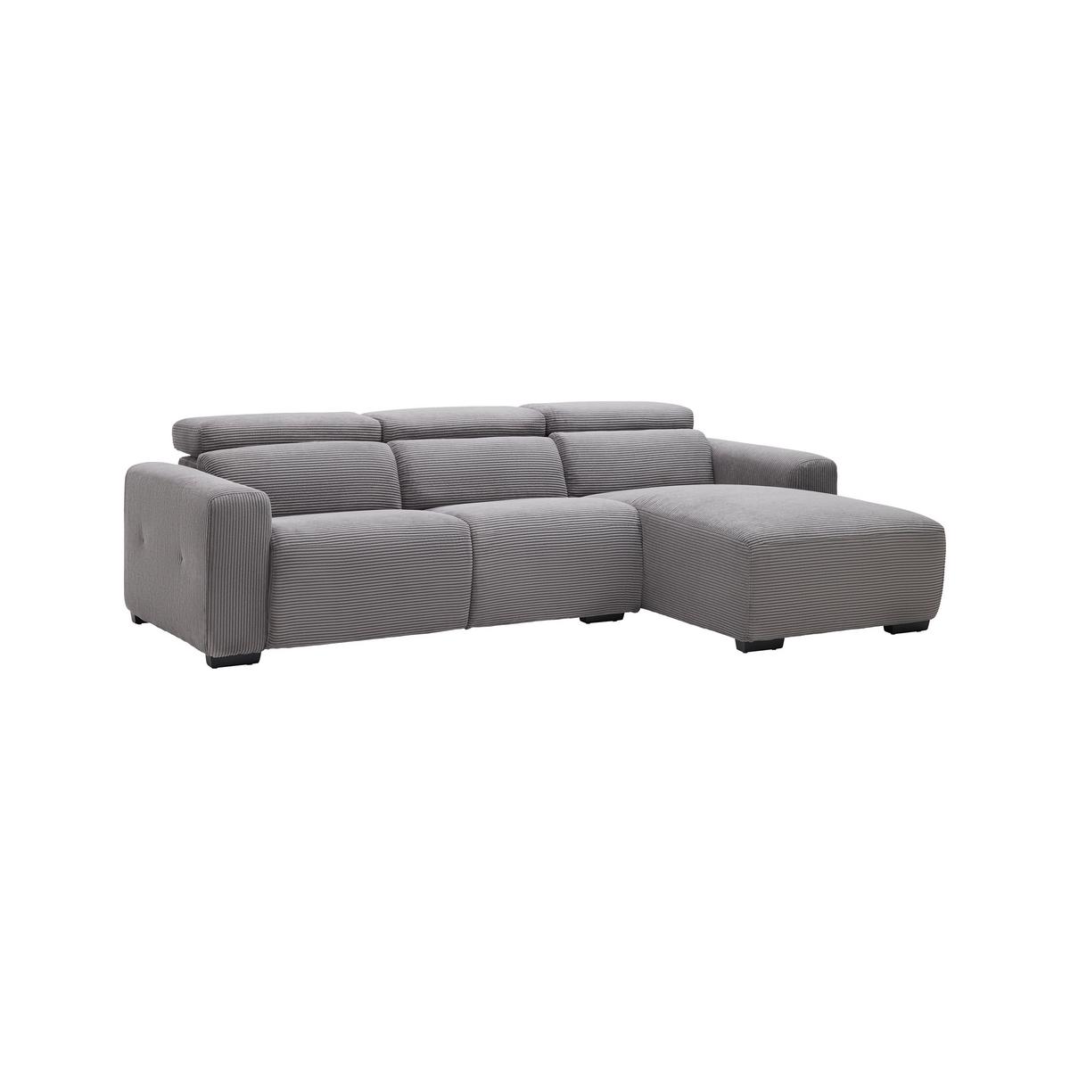 Wohnlandschaft Bondico 272 Anthrazit - Anthrazit/Schwarz, Modern, Holz/Textil (272/75-92/101 / 170cm) - Mömax