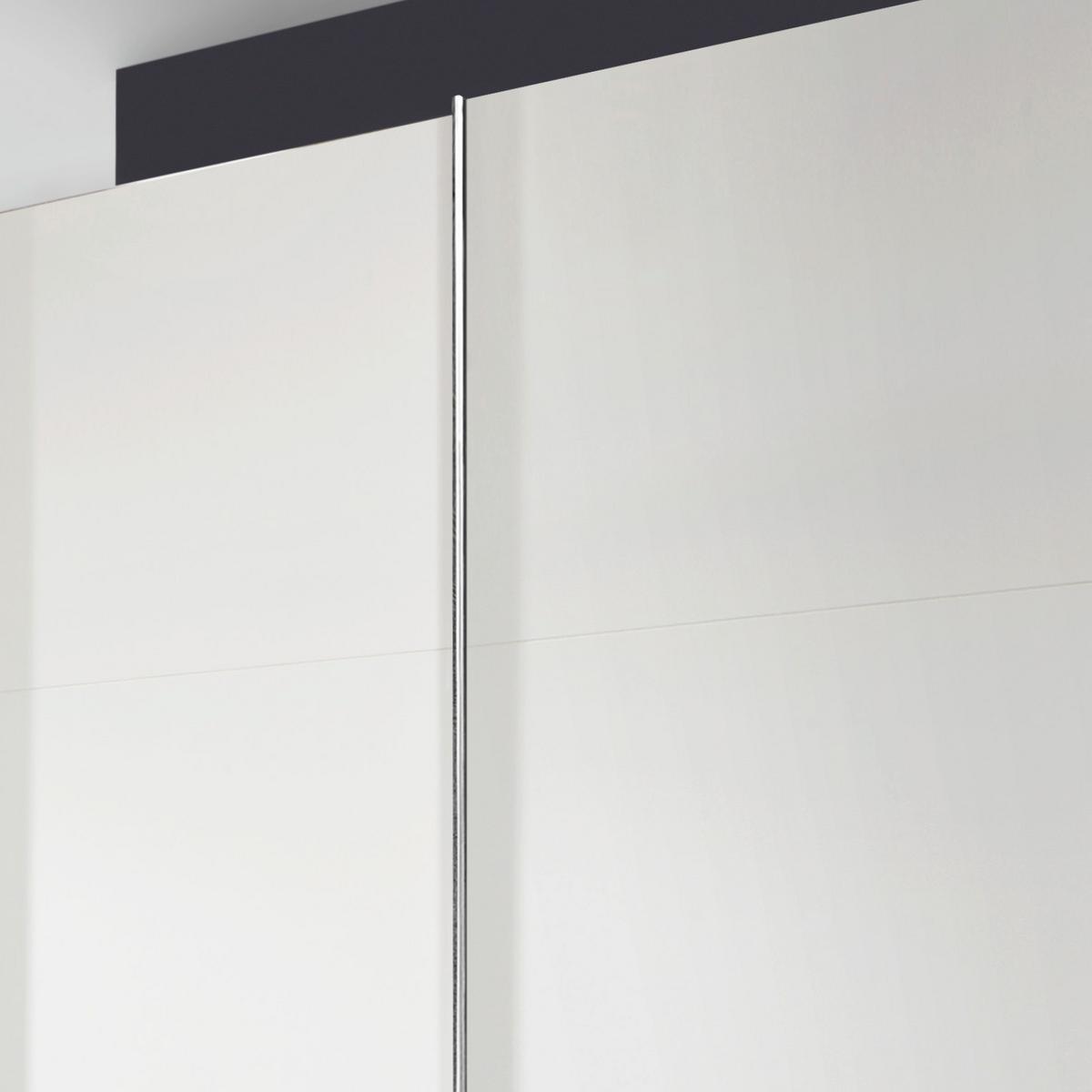 Ormar S Kliznim Vratima Level 36a - bijela/boje kroma, Moderno, drvni materijal/metal (250/216/65cm) - Modern Living