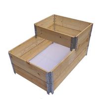 Magaságyás Terracotta - fa/fém (120/80/20cm)