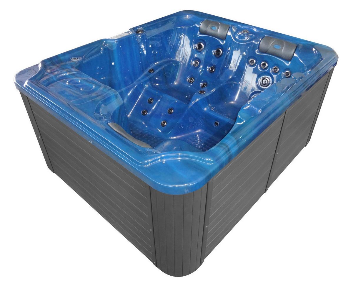 Jacuzzi Oasis - kék, műanyag/fém (208/90/175cm) - Sanotechnik