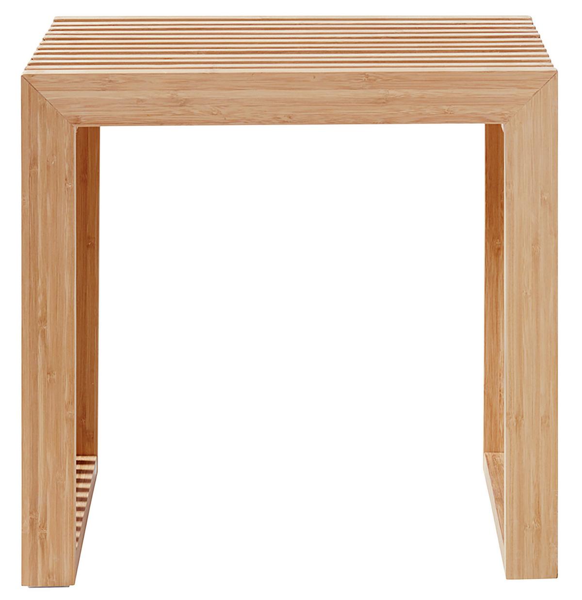 Hocker RIB ca. 45x43x35 cm - KONVENTIONELL, Holz (45/43/35cm) - MID.YOU