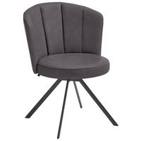 KRZESŁO NEXT LEVEL 3000 - antracytowy, Design, metal/tkanina (62/83/64cm) - Venjakob