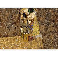 Fototapeta Golden Kiss, 400x280cm - zlate barve, Trendi, tekstil (400/280cm) - artgeist