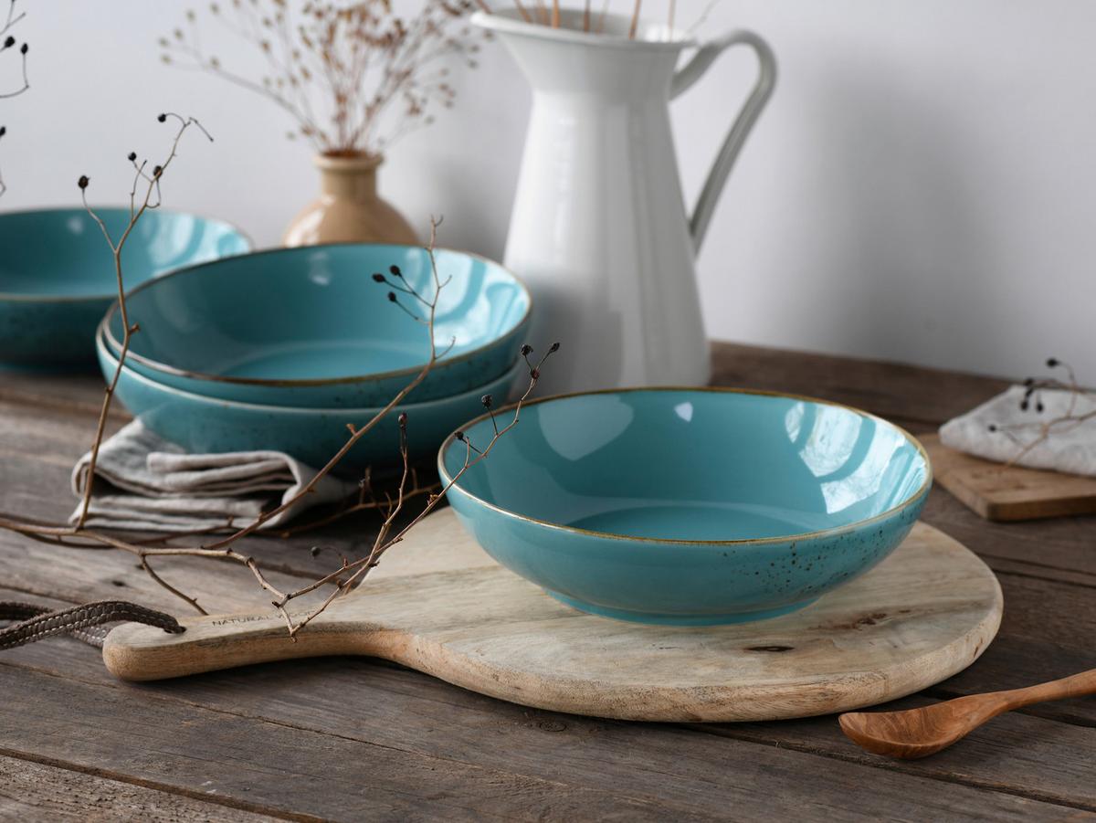 Set Posod Water, 4-Delni - turkizna, Design, keramika (22,5cm) - Creatable