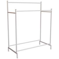 KLEIDERSTÄNDER LABOL L - Weiss, Design, Metall (103/136/52cm) - MID.YOU