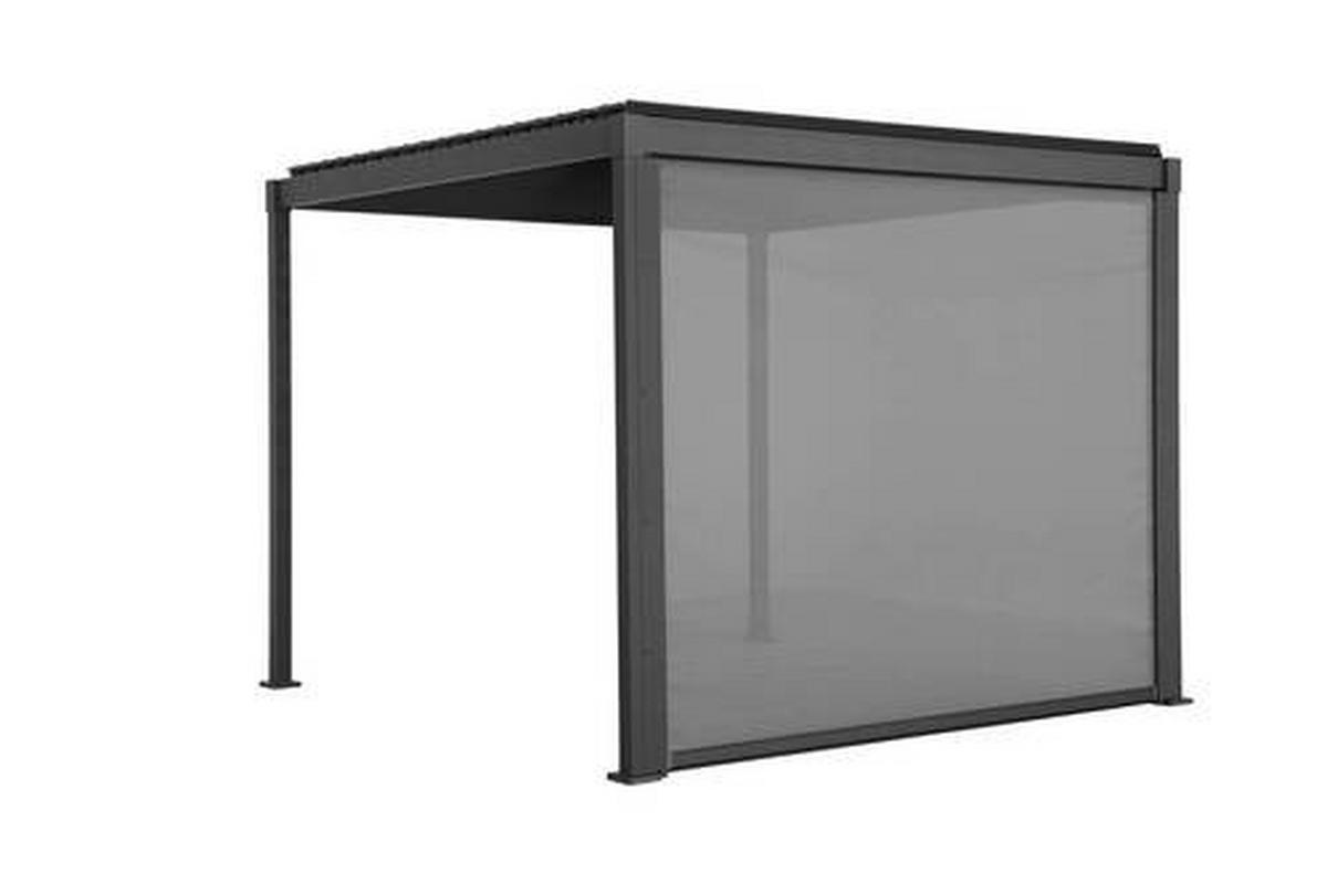Rolo Za Pergolo Basic, Antracit, 279x224cm - siva/antracit, Basics, kovina/tekstil (279/224cm) - Gardenson