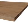 MATBORD LESLEY - svart/ekfärgad, Modern, metall/trä (140/80/76cm) - Bessagi Home