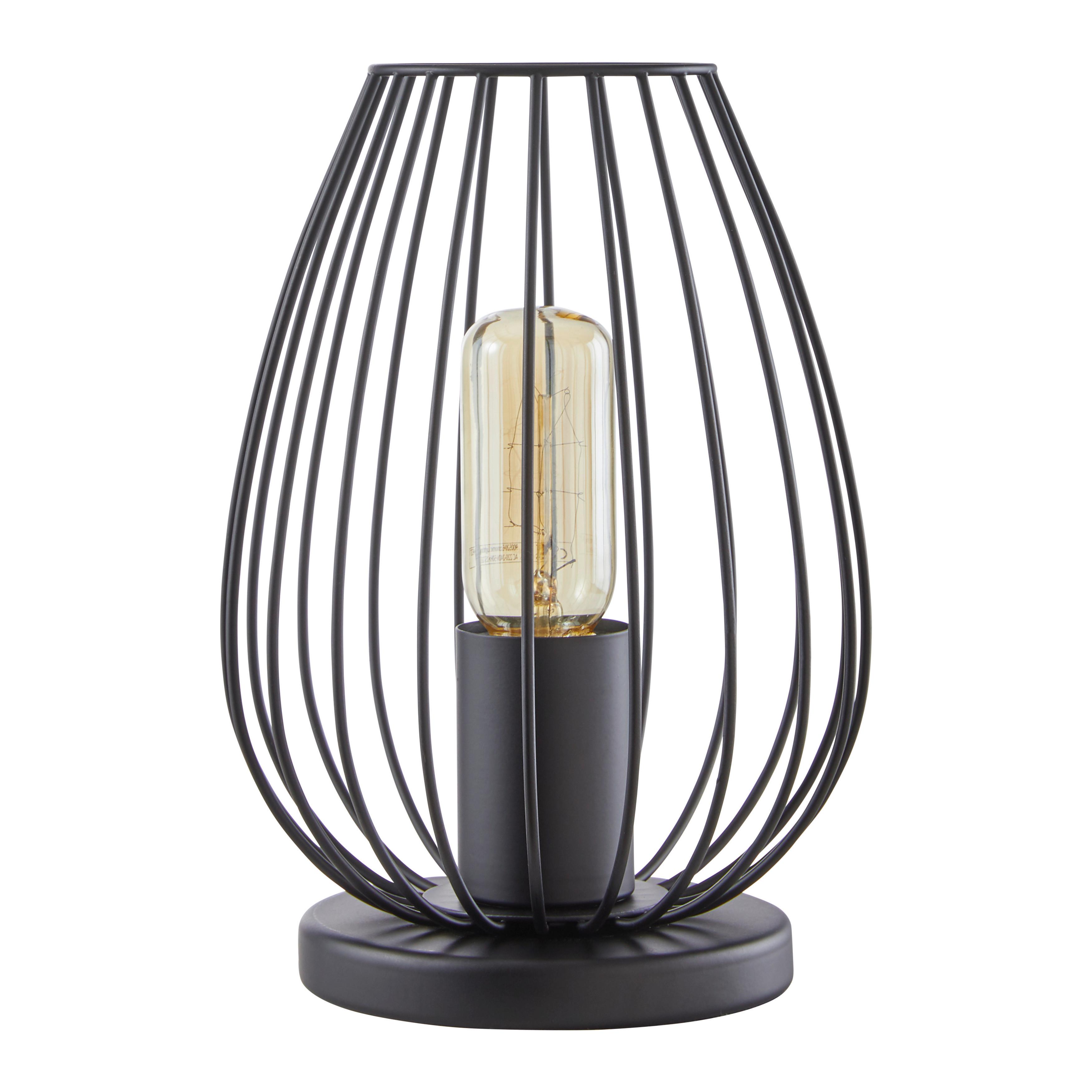 Namizna Svetilka Dioder -Akt- -Ext-, Kovina, 60 W - črna, Trendi, kovina (16/23cm) - Modern Living