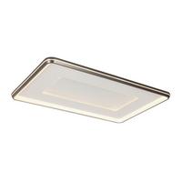 LED-Deckenleuchte Big in Weiss/Dunkelgrau max. 75 W - Weiss/Dunkelgrau, Modern, Kunststoff/Metall (108/68/7,5cm) - Premium Living