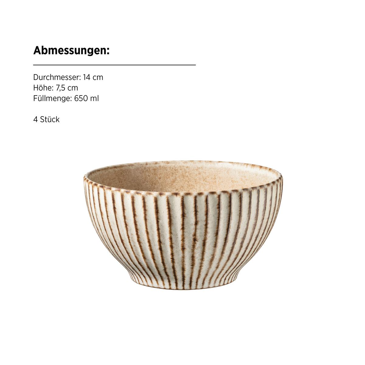 Frühstücksservice 935591 Ida Frühstücksservice - Beige, Basics, Keramik - Mäser