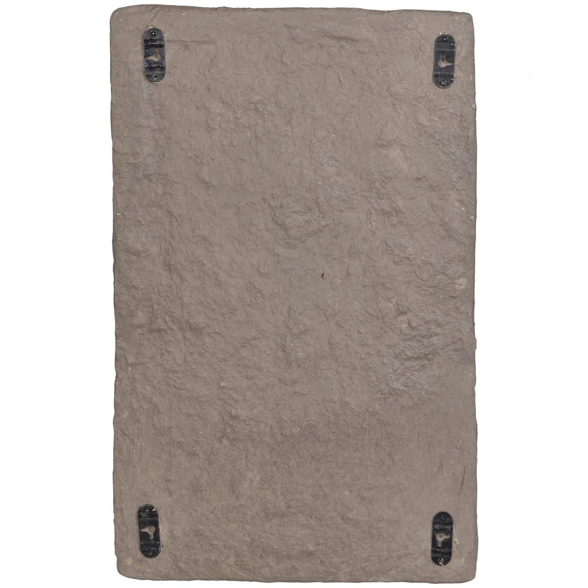 Wandregal Clay Grau - Grau, Design, Papier (45/70/23cm) - Livetastic
