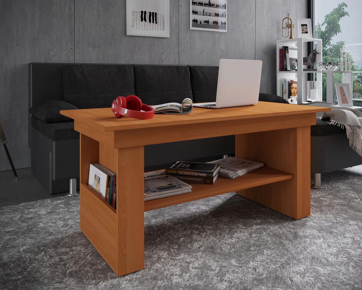 COUCHTISCH KOBILA - Buchefarben, Design, Holzwerkstoff (115/58/52,5cm) - MID.YOU