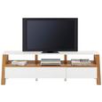 Tv-element Maja - bela/rjava, Moderno, leseni material (160/46/42cm) - Mömax modern living