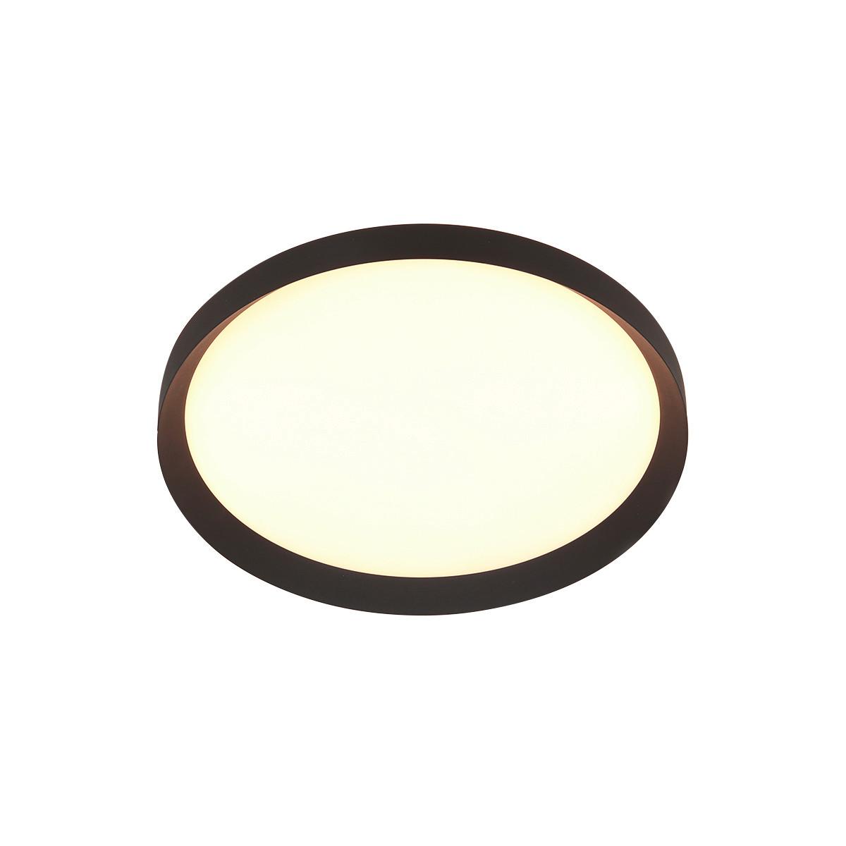 LAMPA SUFITOWA LED 3685ZW RINGLEDE - czarny, Konventionell, tworzywo sztuczne/metal (40/7cm)