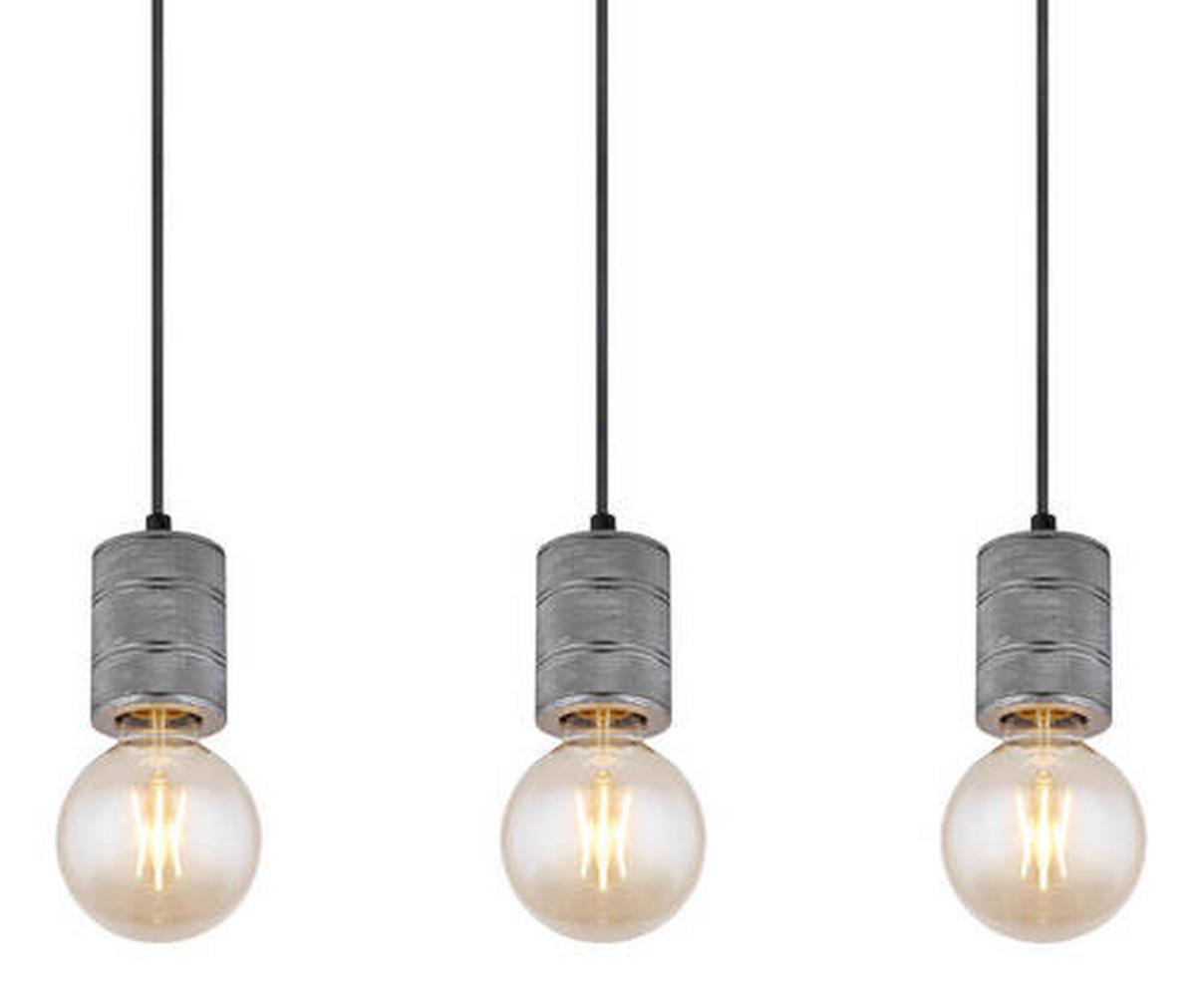 Svjetiljka Viseća 54036-5h - srebrne boje, Basics, metal (115/10/120cm) - Globo