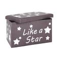Ülődoboz Like A Star - Szürke/Fehér, modern, Faalapú anyag (65/40/40cm) Ülődoboz Like A Star - Szürke/Fehér, modern, Faalapú anyag (65/40/40cm)