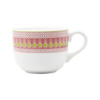 Kaffeebecher Maja in Grün/Rot - Rot/Grün, Lifestyle, Keramik (11/8,5cm) - Modern Living
