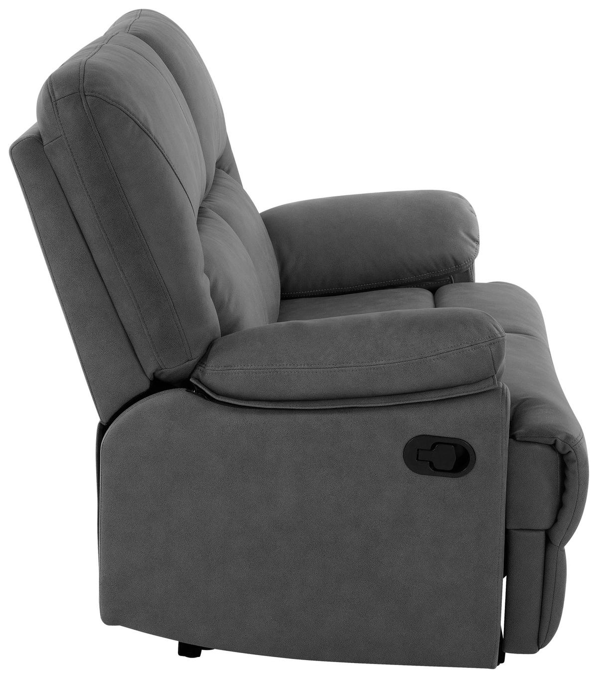 Dvosed Clara, Siva - siva, Basics, tekstil (145/103/93cm) - Livetastic