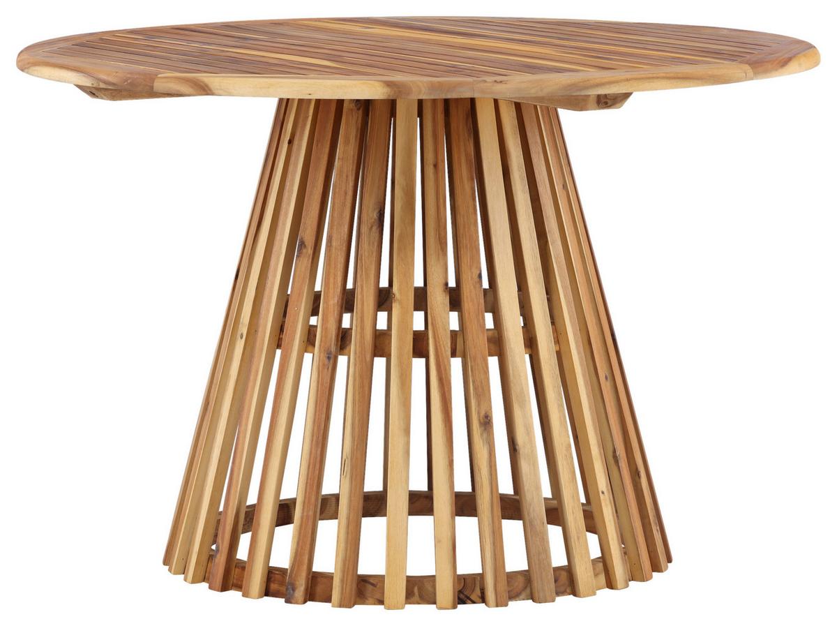 Gartentisch Lumpur ca. 120x120x75 cm Akazie - Akaziefarben, KONVENTIONELL, Holz (120/120/75cm) - Gardenson