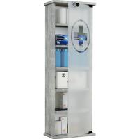 Omarica Za Prvo Pomoč Gusal Xxl, Siva - siva, Basics, steklo/leseni material (31/92/18cm) - MID.YOU