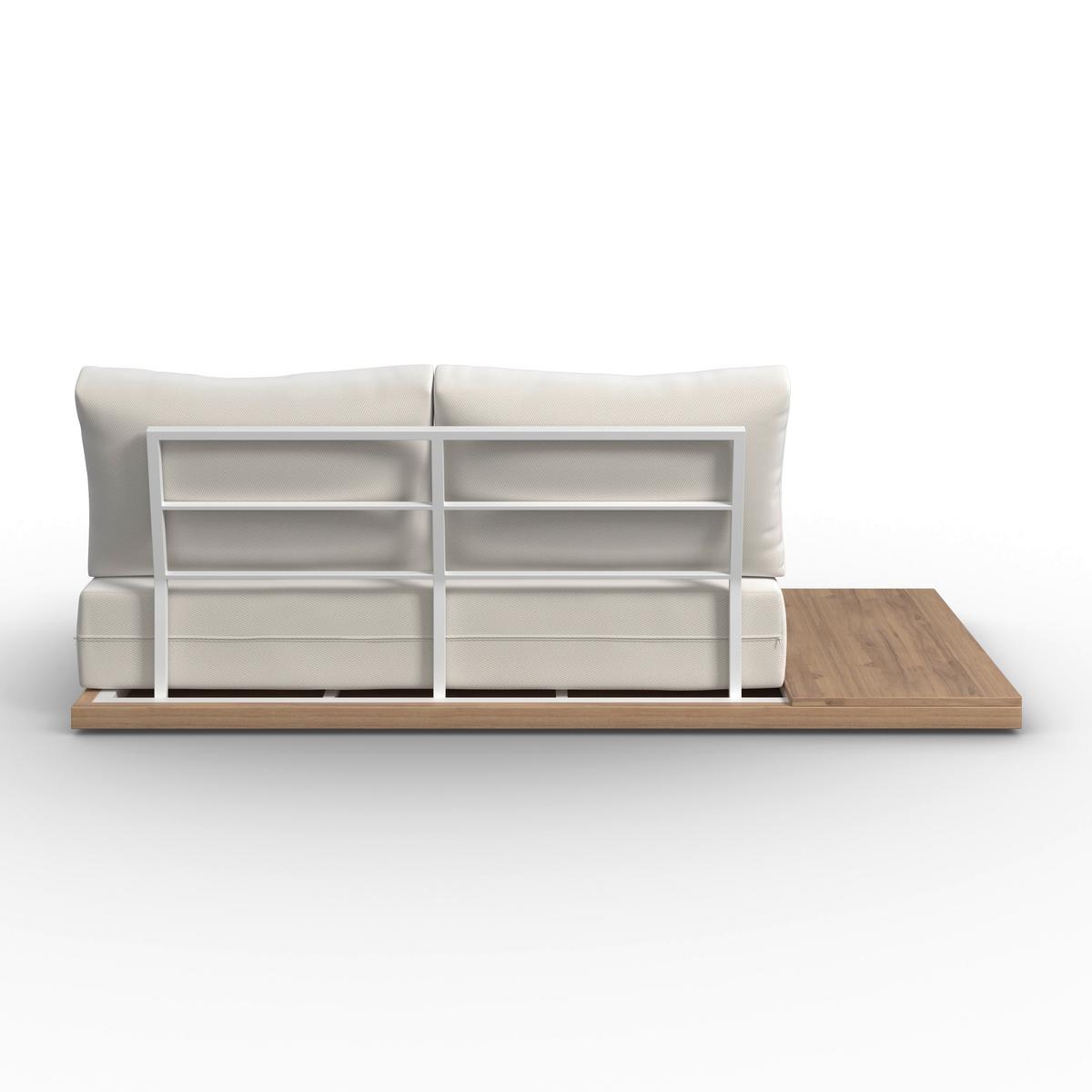 Vrtna Garnitura Jolly - bijela/boje bagrema, Moderno, drvo/metal - Bessagi Garden