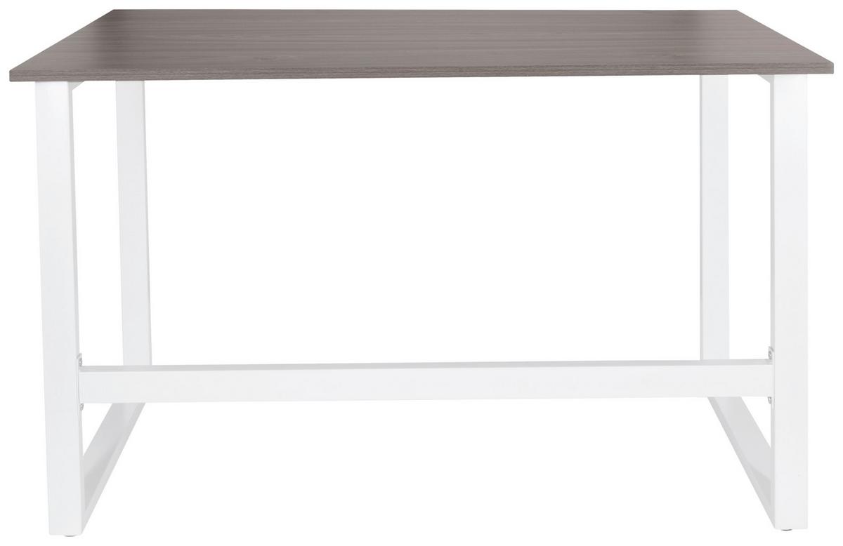 Pisalna Miza Workspace Light I, Siva, Bela - siva/bela, Basics, kovina/leseni material (120/60/76cm) - MID.YOU