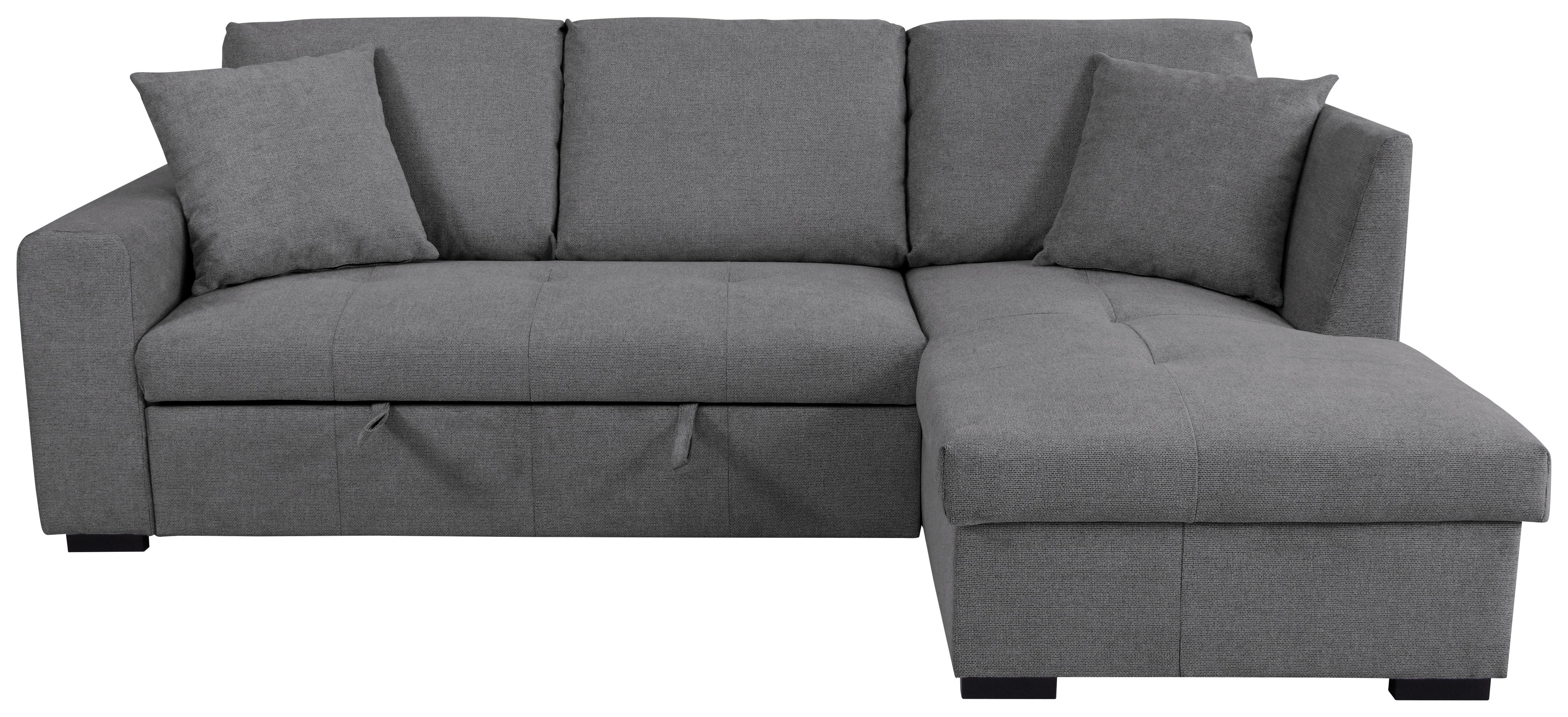 Kutna Garnitura Lukas - siva, Trend, tekstil (239/158cm) - Modern Living
