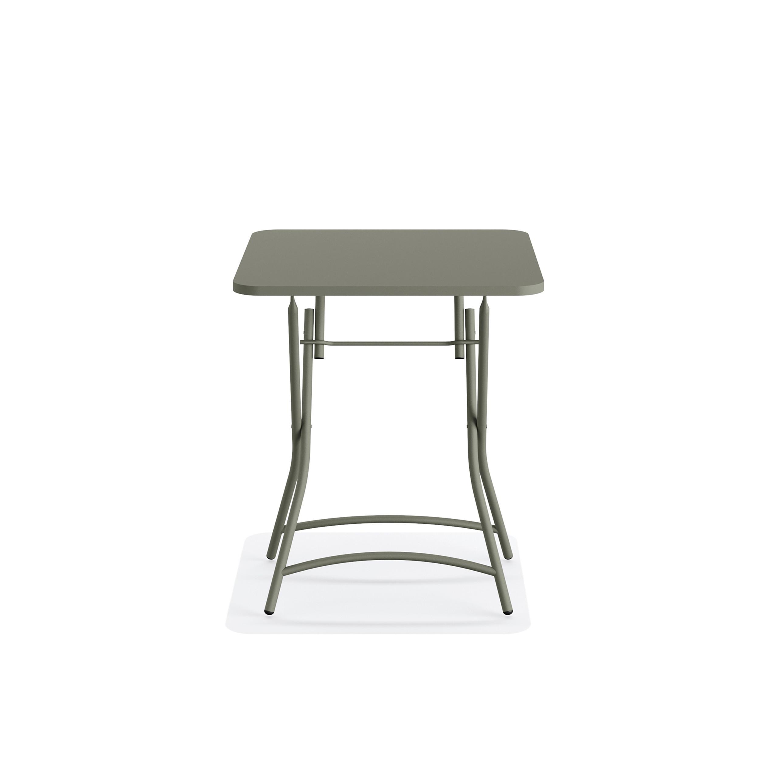 Klapptisch BREEZE in Grün ca. 6074x60 cm - Grün, LIFESTYLE, Metall (60/74/60cm) - Gardenson