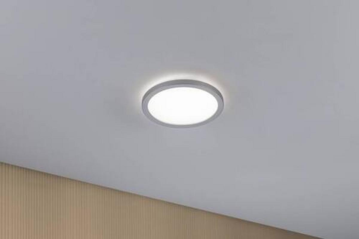 LED-Paneel Atria Shine in Chromfarben max. 11,2 Watt - Chromfarben, Basics, Kunststoff (19/2,8cm) - Paulmann