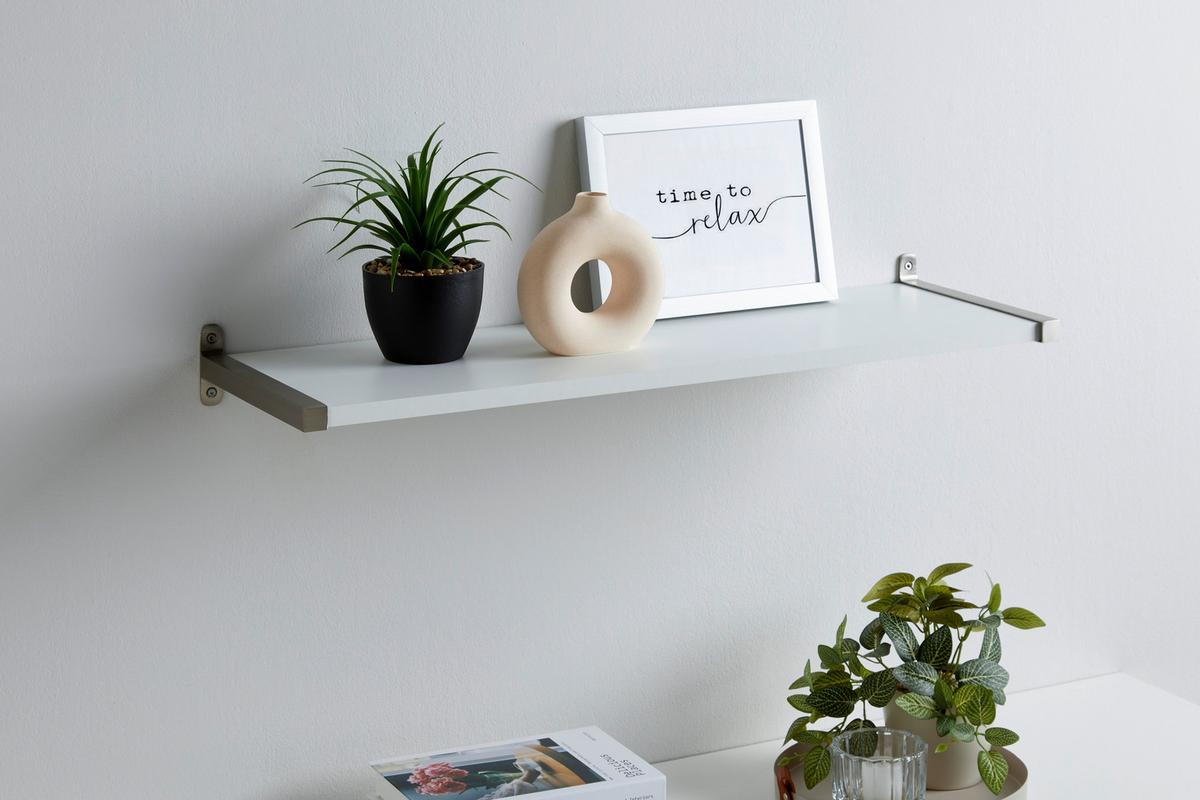 Stenski Nosilec Lentini Ii - barve aluminija, Moderno, kovina (2,2/8/25,5cm) - Mömax