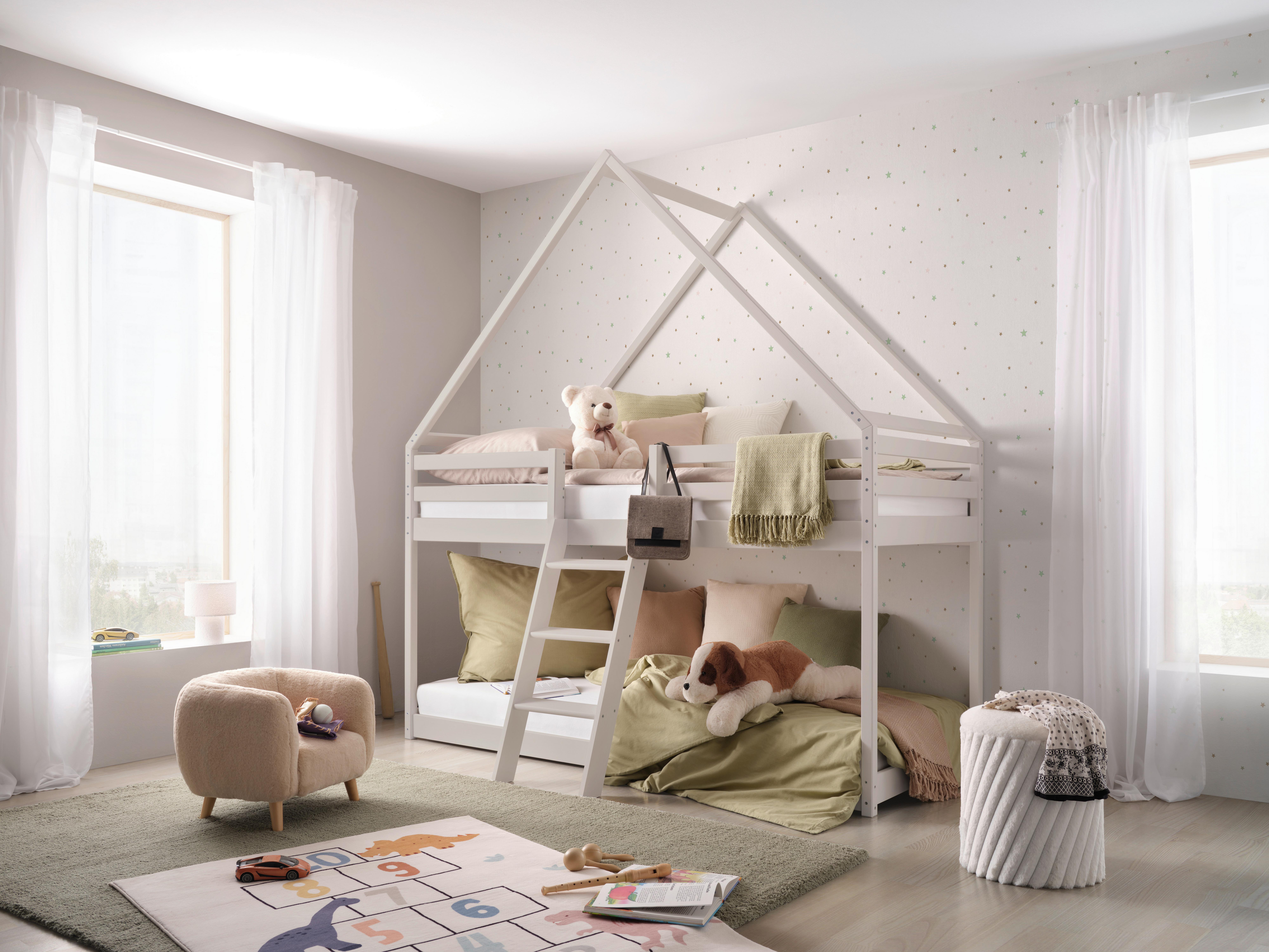 VÅNINGSSÄNG SWEET -EXKLUSIV- - björkfärgad/kashmir, Lifestyle, trämaterial/trä (97/224/208cm) - Mömax