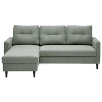 Sarokkanapé Bergen - mentazöld, Modern, faalapú anyag/textil (192/82/138cm) - Best Price