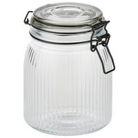 Vorratsdose Juna aus Glas - Transparent, Modern, Glas/Kunststoff (11/15,2cm) - Premium Living