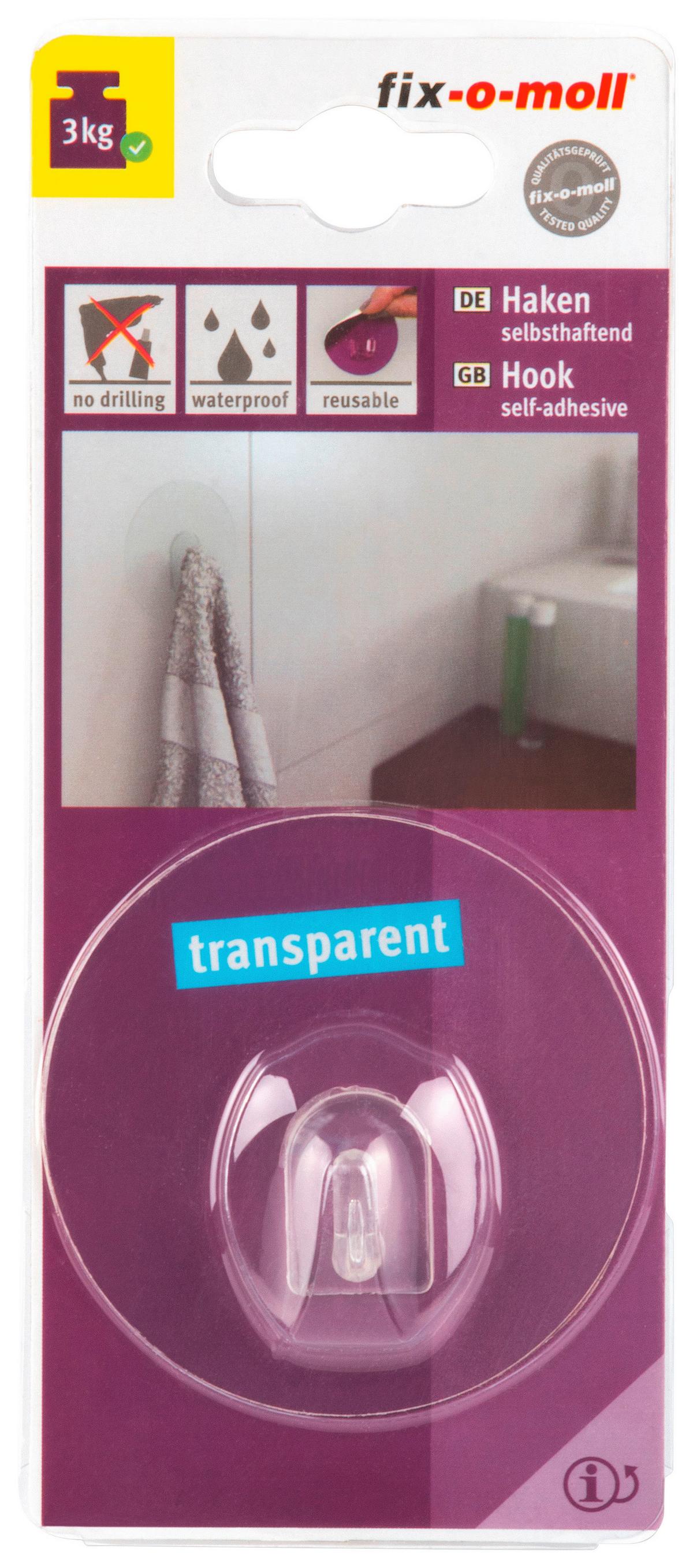 Öntapadó Kampó Átm: 68mm - áttetsző, műanyag (6,8cm) - Suki