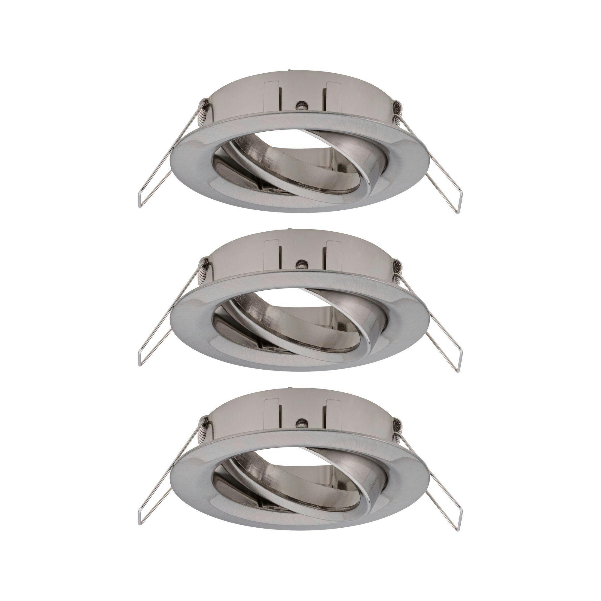 Deckenleuchte Choose! Spot Set max. 10 Watt, 3-teilig - Alufarben, Basics, Metall (8,4cm) - Paulmann