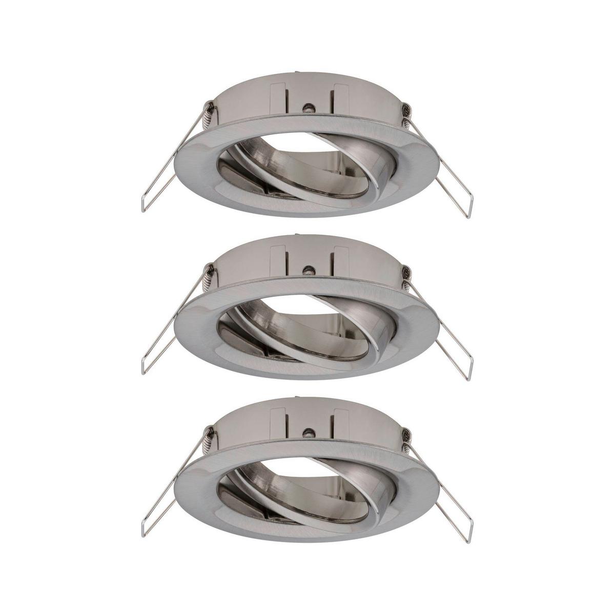 Deckenleuchte Choose! Spot Set max. 10 Watt, 3-teilig - Alufarben, Basics, Metall (8,4cm) - Paulmann
