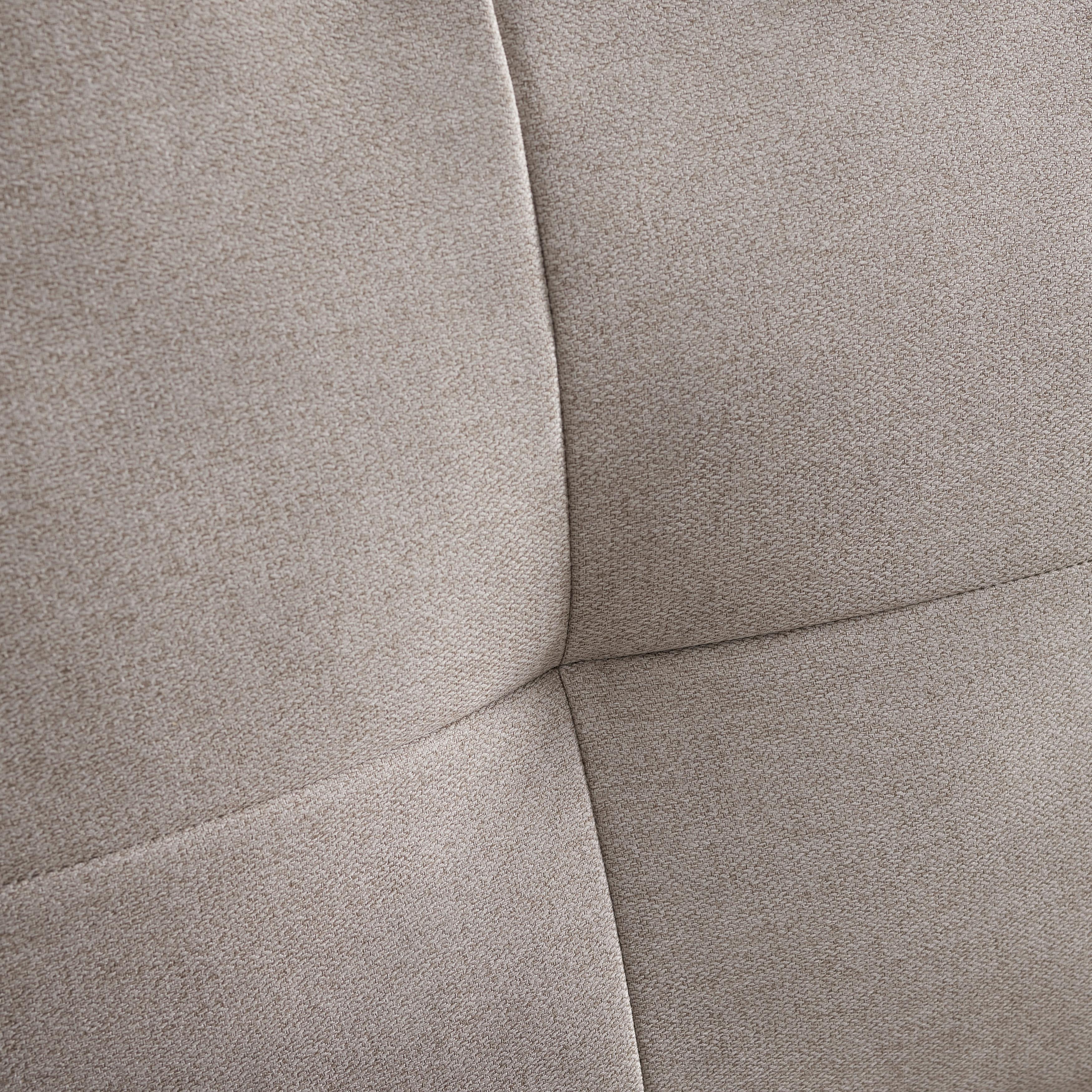 BÄDDFÅTÖLJ MALIC - beige/ekfärgad, Modern, metall/textil (80/84/90cm) - Bessagi Home