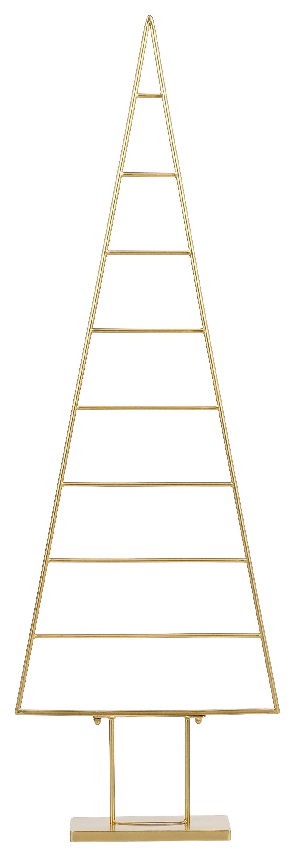 Dekobaum Godlie Goldfarben - Goldfarben, KONVENTIONELL, Metall (50/152/15cm) - Modern Living