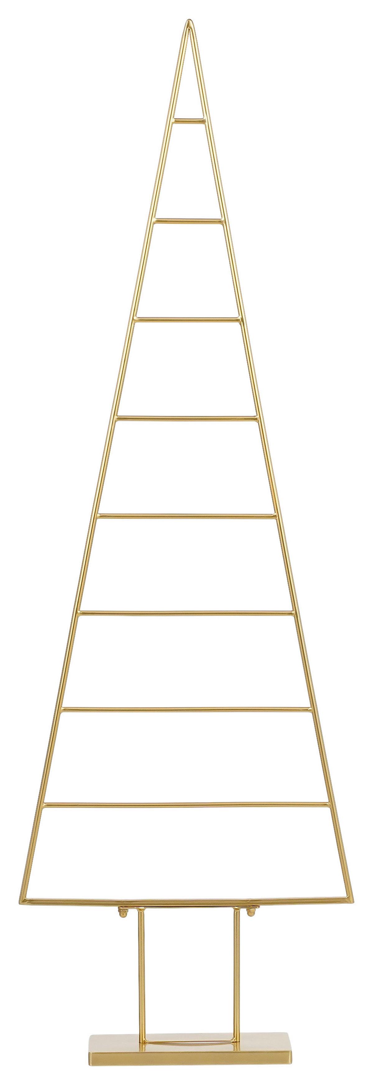 Dekobaum Godlie Goldfarben - Goldfarben, KONVENTIONELL, Metall (50/152/15cm) - Modern Living