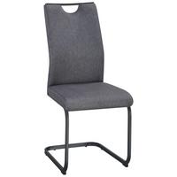 Nihajni Stol Dina, Siva - siva/črna, Konvencionalno, kovina/tekstil (58/86/62cm)