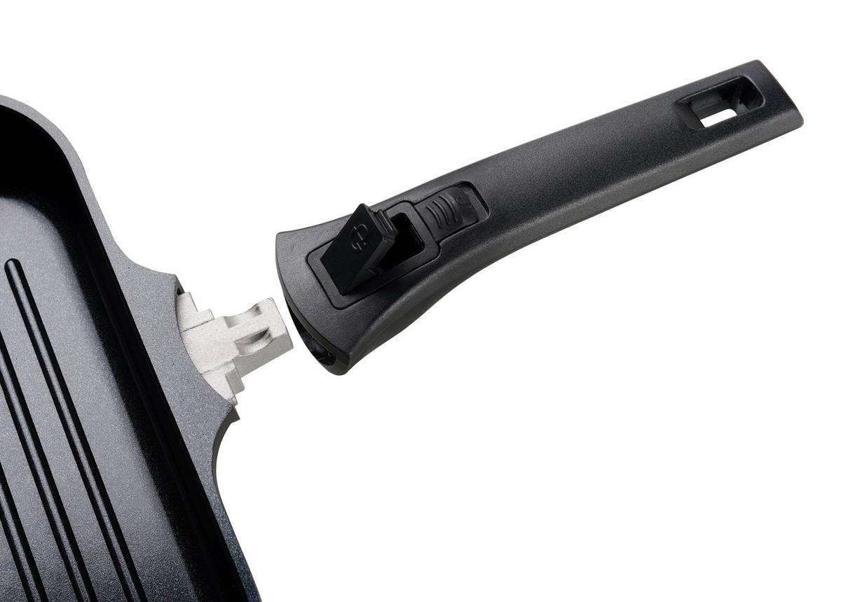 Tigaie tip grill Rico - negru, Konventionell, plastic/metal (28/4,3cm) - Mömax