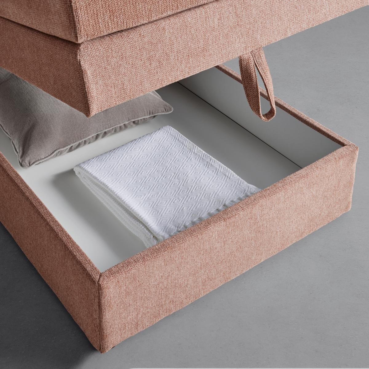 Boxspringbett Palma in Rosa ca. 90x200cm mit Topper - Schwarz/Rosa, Holz/Kunststoff (90/200cm) - Mömax