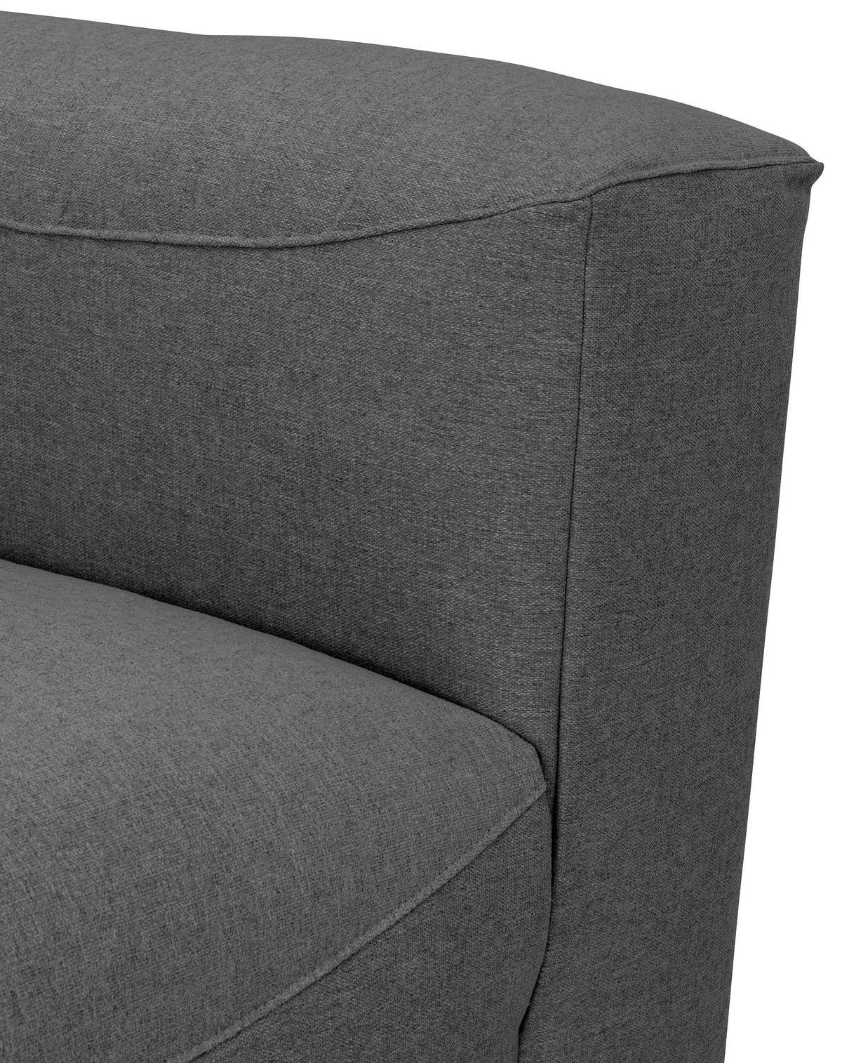 SOFAELEMENT LENA - Anthrazit, Design, Kunststoff/Textil (100/73/100cm) - Max Winzer