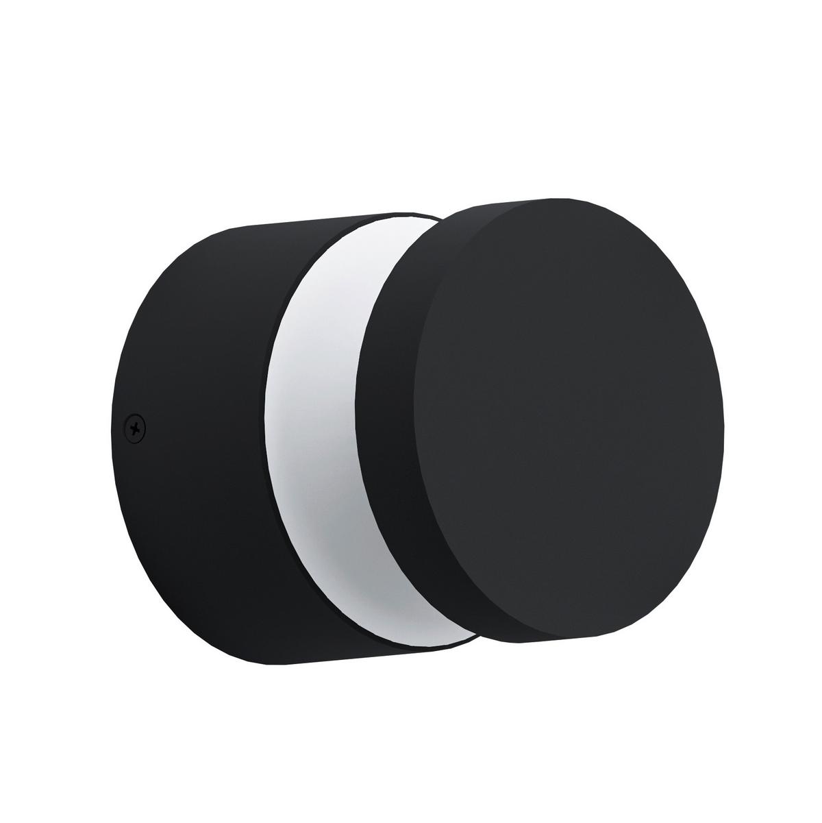 Led-aussenleuchte 97303*melzo - Transparent/Schwarz, Design, Kunststoff/Metall (13,5/13cm) - Eglo