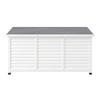 KUDDBOX BIONA - vit, Modern, metall/trä (132/60/66cm) - Bessagi Garden