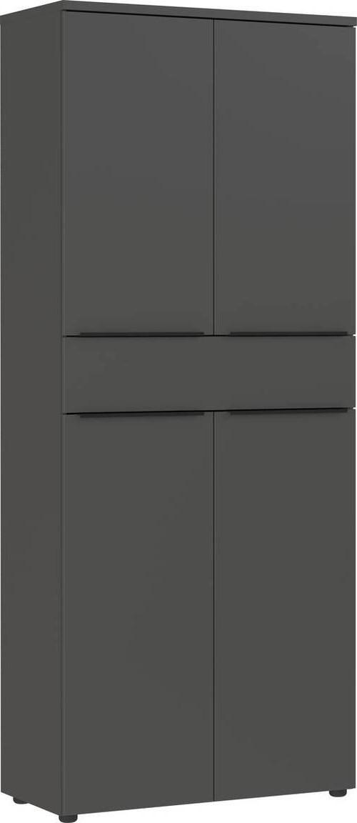 Aktenschrank Ribera in Graphitfarben - Graphitfarben, Modern, Holzwerkstoff (81/197/40cm) - Premium Living