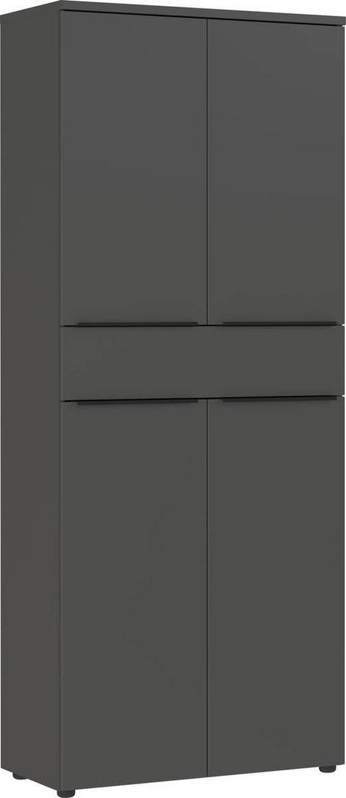 Aktenschrank Ribera in Graphitfarben - Graphitfarben, MODERN, Holzwerkstoff (81/197/40cm) - Premium Living