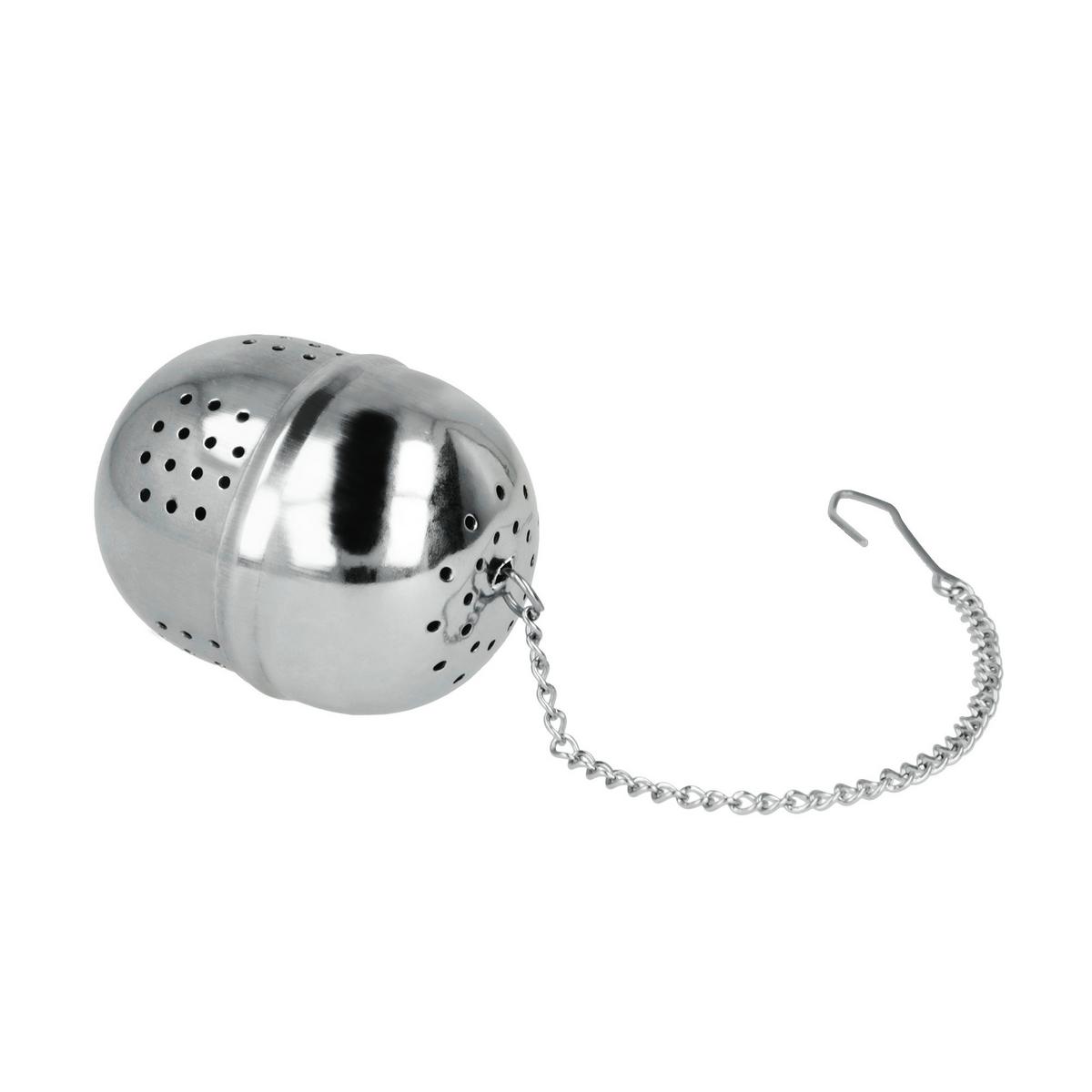 Teatojás Egg - nemesacél, Basics, fém (6,8/16/4,5cm) - Metaltex