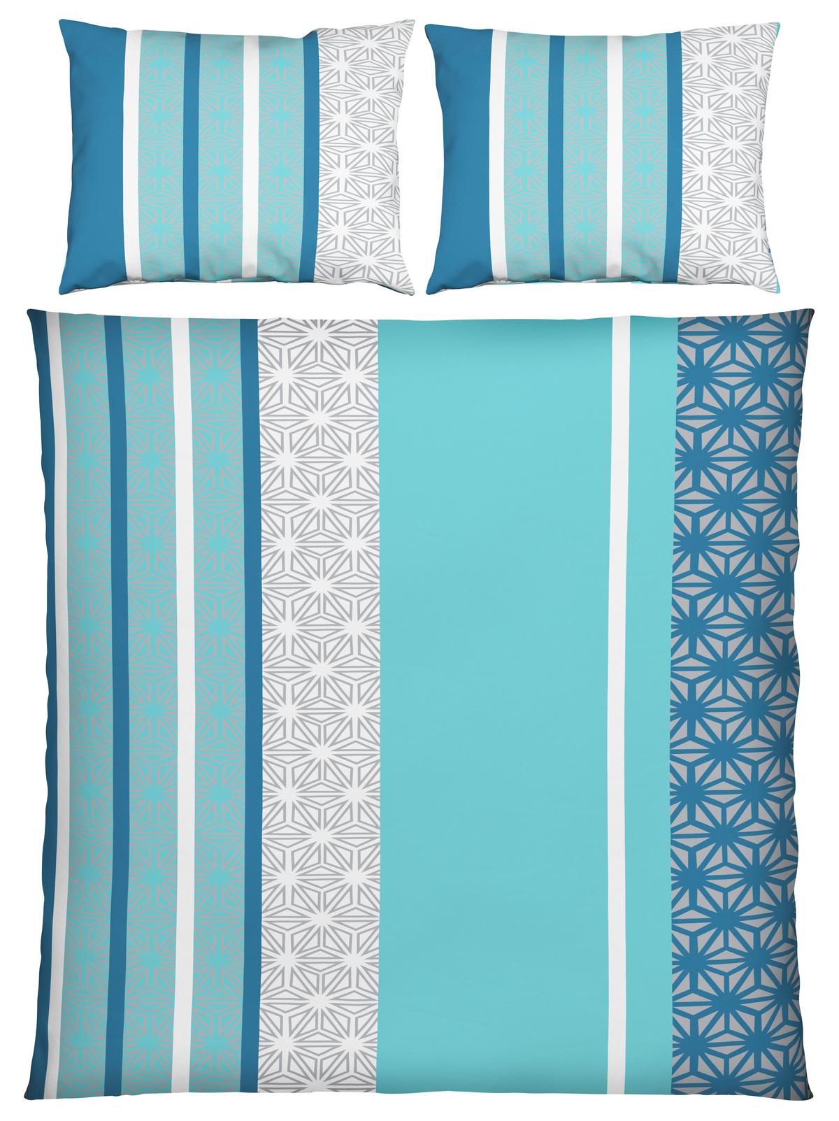 Ágyneműhuzat-garnitúra Sara Kétszemélyes - türkiz, textil (200/220cm) - Based